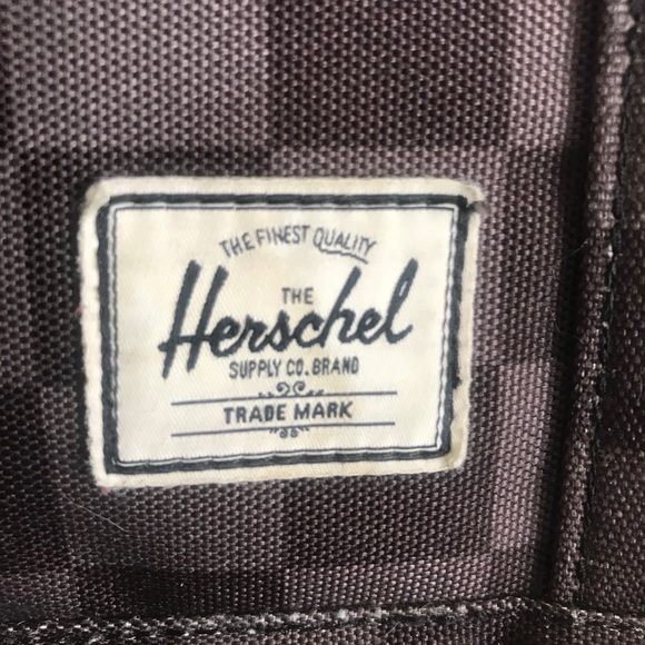 Herschel Tote - Black/Gray Checkered - Picture 5 of 8